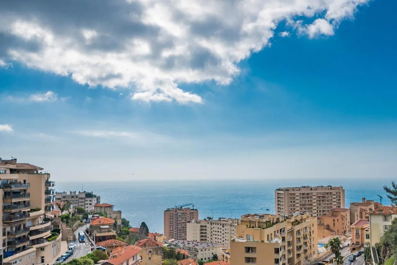 Monaco Border, Sea View, Terrace, Free Parking Apartment Beausoleil