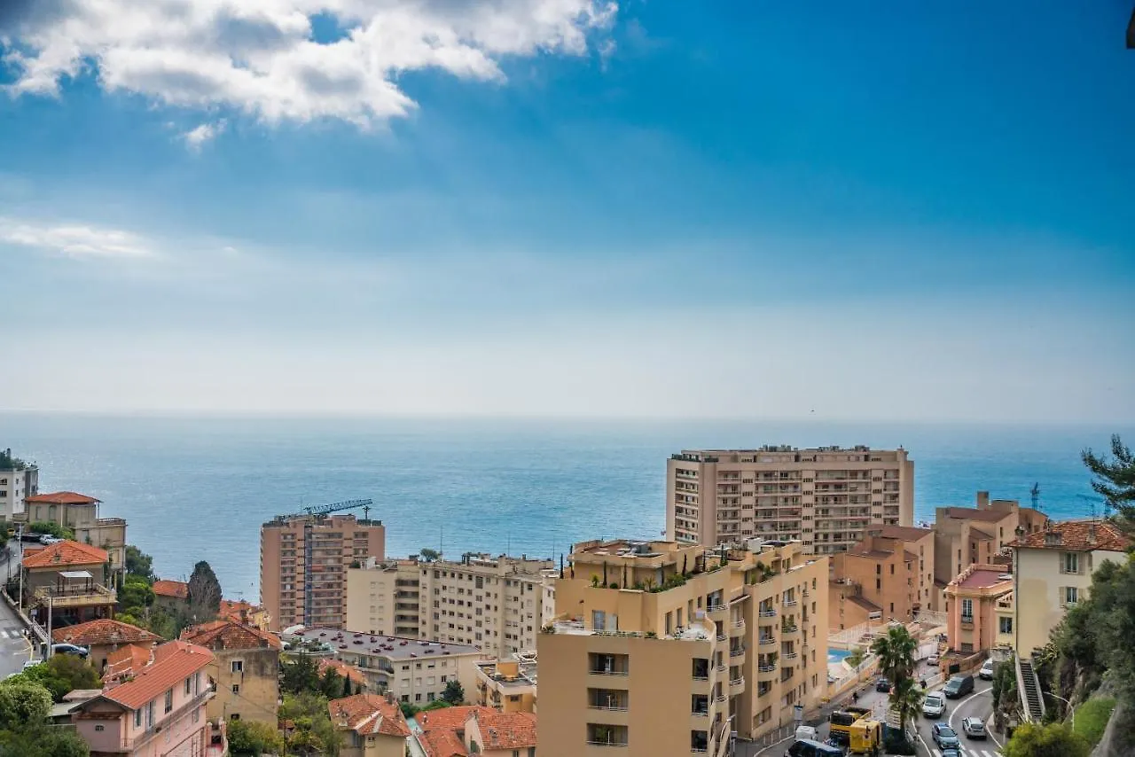 Monaco Border, Sea View, Terrace, Free Parking Apartment Beausoleil 0*,  France